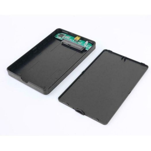 USB 2.0 to SATA 2.5" SSD/HDD Enclosure ABS Black (Brand New/Warranty)