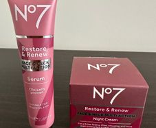 No.7 Restore&Renew Night Cream + Serum
