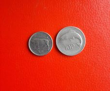 1993 Irish 5p and 10p