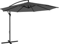 main image for ad Parasol with Crank for Opening and Closing, Sun Protection, Garden Umbrella, UV Protection up to UPF 50+ for Garden, Patio