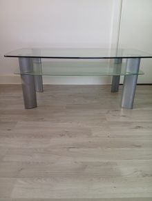 Modern Quality Tempered Glass Coffee Table