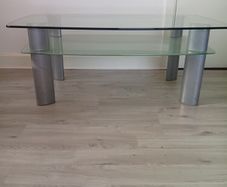 Modern Quality Tempered Glass Coffee Table