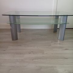Modern Quality Tempered Glass Coffee Table