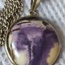 Sterling silver natural stone necklace Image 4