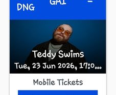 teddy swims tickets