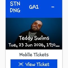 teddy swims tickets