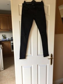 Diesel black skinny jeans worn once