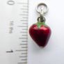 Beautiful Links of London Sterling Silver and Enamel Strawberry Charm, Stamped, Hallmarked Image 8