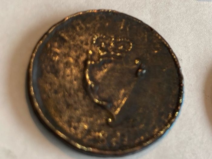 Collection of 5 antique coins / medals -  1800-1907