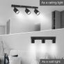 Ceiling Light, Spotlight Ceiling Bar in Matt Black, Ceiling Lights Spotlights with GU10 Socket Industrial 3 Way Light Ceiling Indoor Spot Light for Kitchen Lounge Bedroom Dining Room (FREE SHIPPING) Image 7