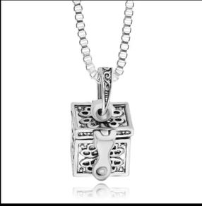 Urn/ashes necklace