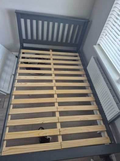 small double bed and mattress