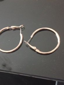 hoop earrings