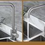 Modern Kitchen Sink Taps Mono Basin Mixer Single Faucet Chrome Tap Image 5