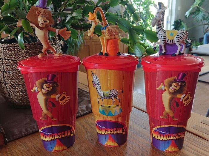 Madagascar 3 Plastic Cups