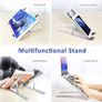 MULTIPLE COLOURS AVAILABLE Extra Strong Adjustable Laptop Stand Riser Laptop Holder for Desk Air-Ventilation Notebook Mount, Compatible with MacBook Air, Pro, Del Image 6