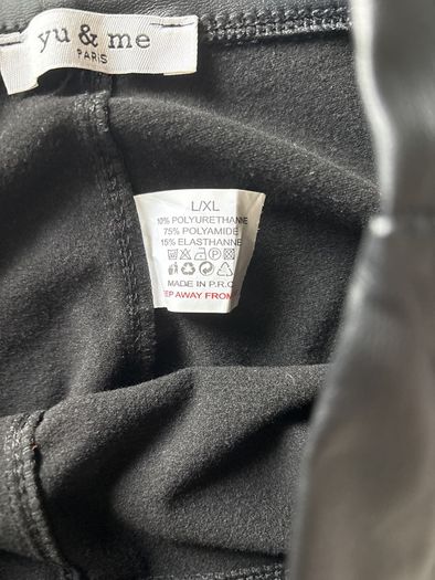 ladies  leather look leggins