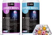 Epoxy Resin, 64oz Crystal Clear Epoxy Resin and Hardener, Bubble Free Table Top &amp; Bar Top Casting Resin, Clear Epoxy Resin for Tumblers, Art Crafts, Jewelry Making (FREE POSTAGE)