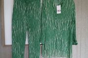 Zara co ordinate overshirt &amp; palazzo pants brand new with tags