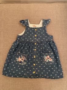 Du Pareil Au Meme baby denim dress aged 12-18 months