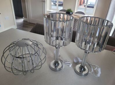 Table Lamps & Light Shade SET