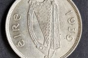 Ireland Excellent Silver 1939 Florin coin