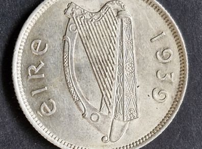 Ireland Excellent Silver 1939 Florin coin