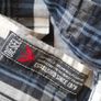 Diesel Mens blue/white check long sleeve Shirt with snap buttons Medium size Image 5