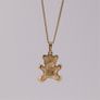 Courreges Paris Necklace with 47 cm Chain and Teddy Bear Pendant Image 2