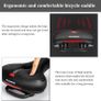 NEW SALE |  Bike Seat Cushion Comfortable Soft Bicycle Saddle for Men Women Ergonomic Breathable Waterproof Bicycle Seat Fits MTB, Road Bike, Spinning Bike, Exercise Bike, City Bike 26 x 22cm Image 5