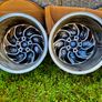 R17 5x120/4x100 Chevrolet Corvette C4 Sawblade alloy wheels with new tyres and adaptors Image 9