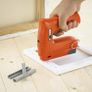 Cordless 4V Nail Gun with Storage Bag & 2,000 Staples, Uses Type 53 Staples & 180 Nails Image 8