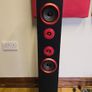 Bluetooth Remote Control Tower Home Speaker System - 60W RMS - USB MP3 microSD Card Input Image 3