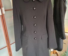 L K  Bennett Black Tailored Top Quality Coat - Size 12
