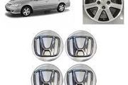 4Pcs 58mm 69mm Car Alloy Wheel Center Hub Center Caps Dustproof Covers Decoration For Honda Civic FIT Odyssey City Concept S1 Vezel XRV 44742-TS6-H003