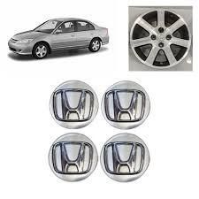 4Pcs 58mm 69mm Car Alloy Wheel Center Hub Center Caps Dustproof Covers Decoration For Honda Civic FIT Odyssey City Concept S1 Vezel XRV 44742-TS6-H003