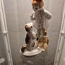 Porcelain Figurine Take it Away Ussr Zhk Original Vintage Stamp Soviet Girl Dog Image 2