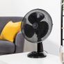 12" Inch, Lightweight, Portable Desk Fan, 3 Speed Settings, Wide-Angled Oscillation, Powerful Airflow, Quiet Operation, Perfect for Bedroom or Office (FREE SHIPPING) Image 3