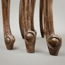 Charming Set of Three Antique French Oak Nesting Tables Image 4