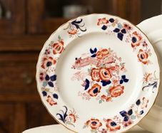 Antique Keeling & Co Flower Vase Imari Style Plate