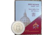 Vatican 2 Euro Brilliant Uncirculated Coin 2025 - Sede Vacante MMXXV