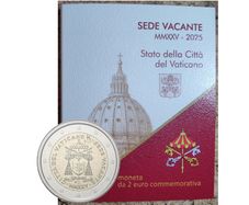 Vatican 2 Euro Brilliant Uncirculated Coin 2025 - Sede Vacante MMXXV
