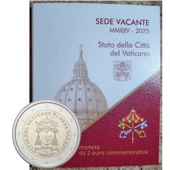 Vatican 2 Euro Brilliant Uncirculated Coin 2025 - Sede Vacante MMXXV