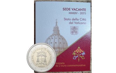 Vatican 2 Euro Brilliant Uncirculated Coin 2025 - Sede Vacante MMXXV