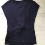 Ladies Navy short sleeved Top from Next. Size 8 Image 5