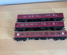Hornby LMS Coaches - 3 Off
