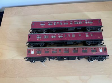 Hornby LMS Coaches - 3 Off