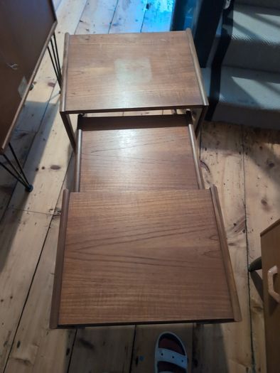 Vintage tables G plan quadrille nest of tables