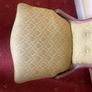 Antique Ladys chair with buttons Image 3