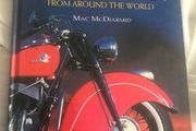 Classic Motor bike book from around the world hard back large in size beautiful illustrations and pictures in colour
